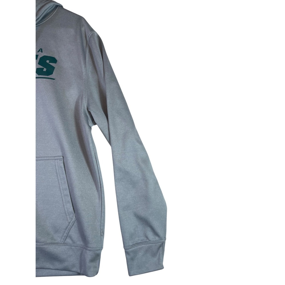 Philadelphia Eagles Hoodie Mens M Gray Team Apparel Football NFL Fleece Lined - Picture 3 of 12